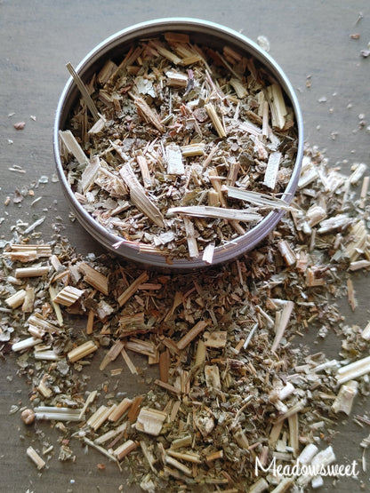 Meadowsweet Herb, Love, Peace, Happiness, Remove Barriers, Strength, Soothing, Maiden Goddess, Divine Workings (1 oz)