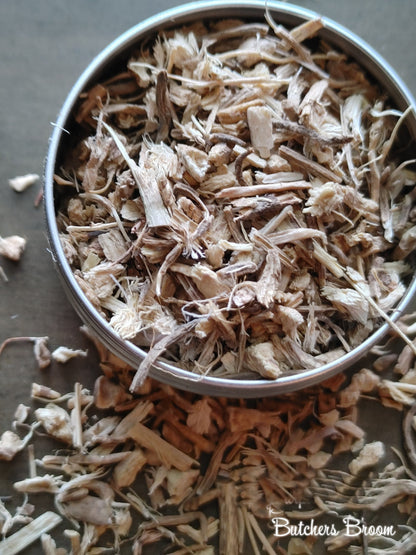 Butchers Broom Herb, Organic, Protection, Bring Calm, Divination, Psychic Power (1 oz)