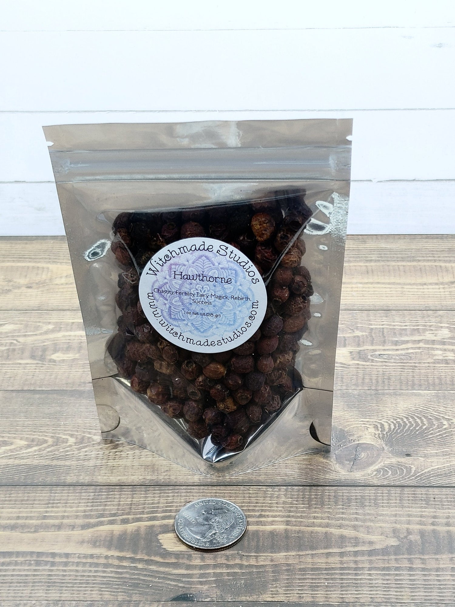 Hawthorn Berries, Chastity, Fertility, Fairy Magick, Rebirth, Success (1 oz)
