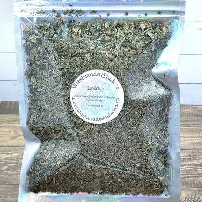 Lobelia Herb, Attract Love, Prevent Storms, Tension, Stress, Hexing (1 oz)