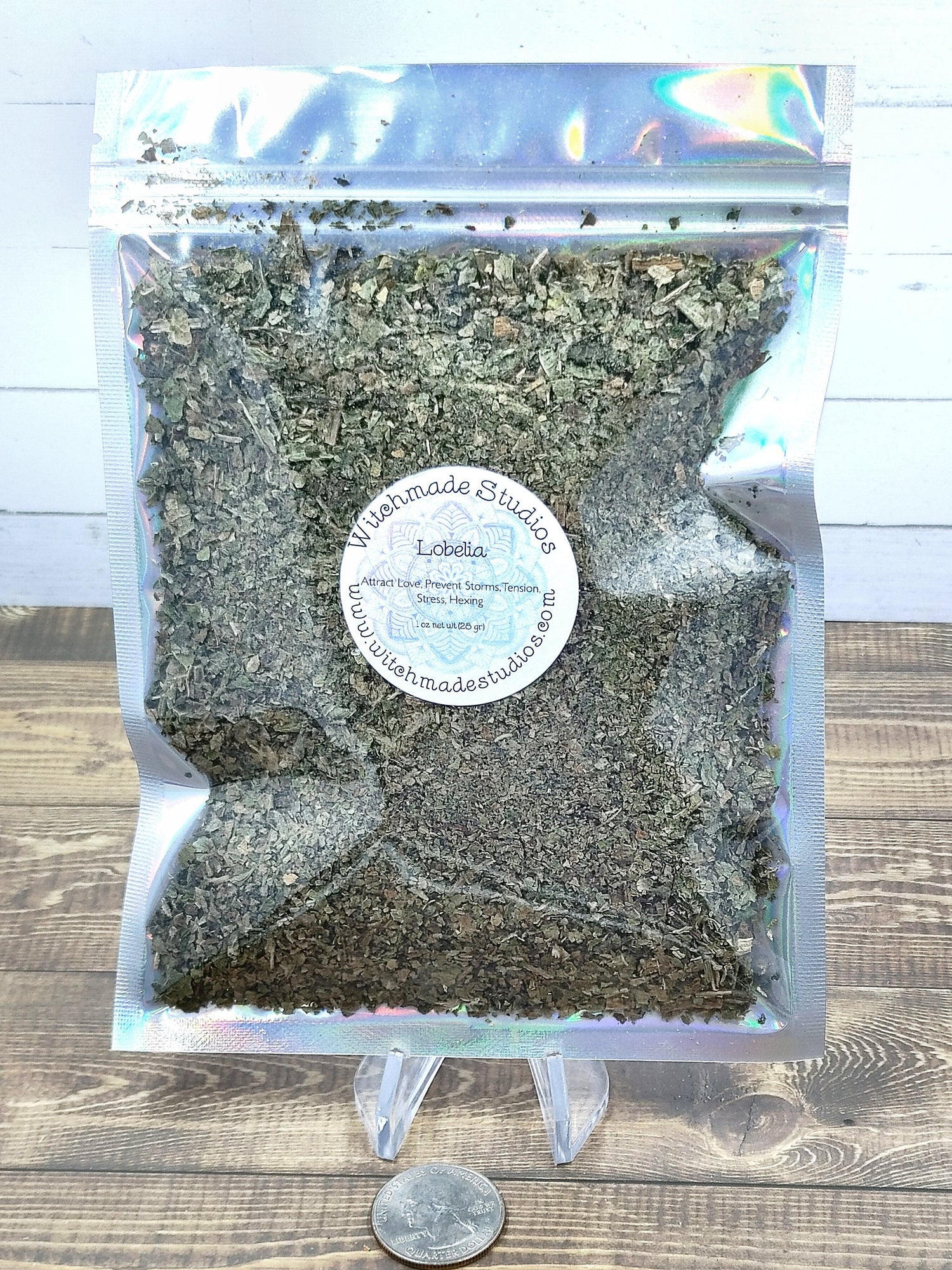 Lobelia Herb, Attract Love, Prevent Storms, Tension, Stress, Hexing (1 oz)