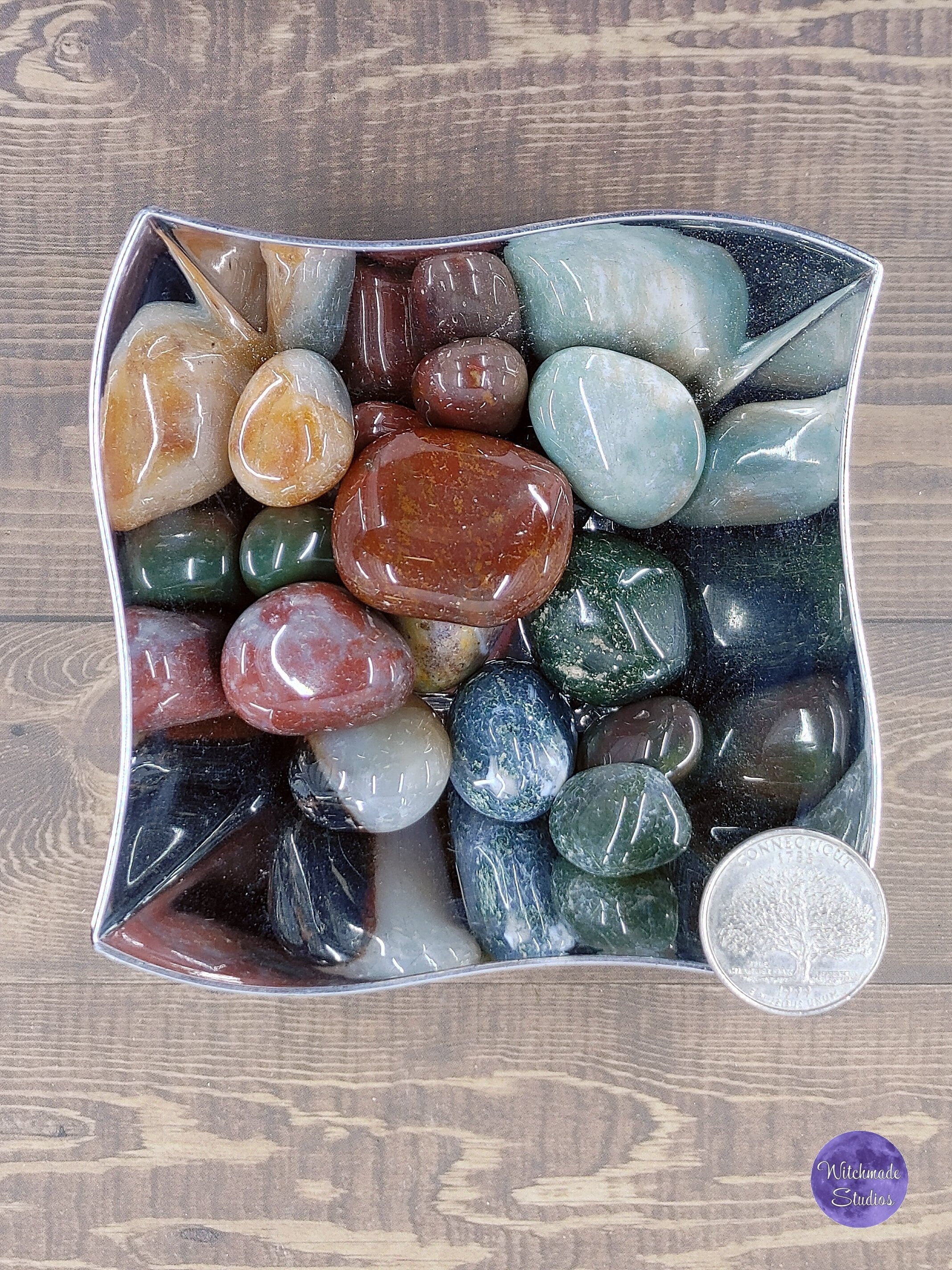 Polished Fancy Jasper Tumble Stone, Tranquility Crystal