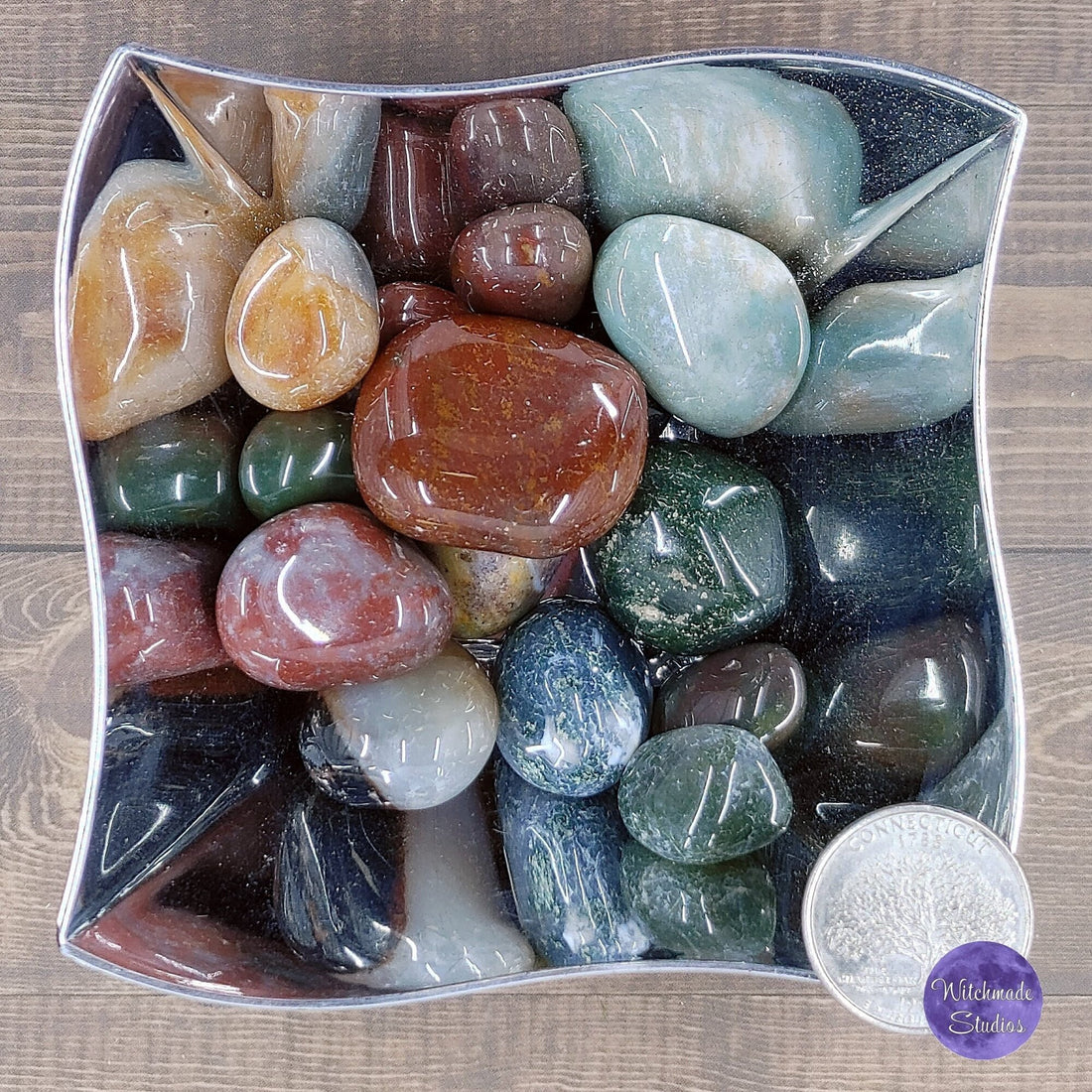 Polished Fancy Jasper Tumble Stone, Tranquility Crystal
