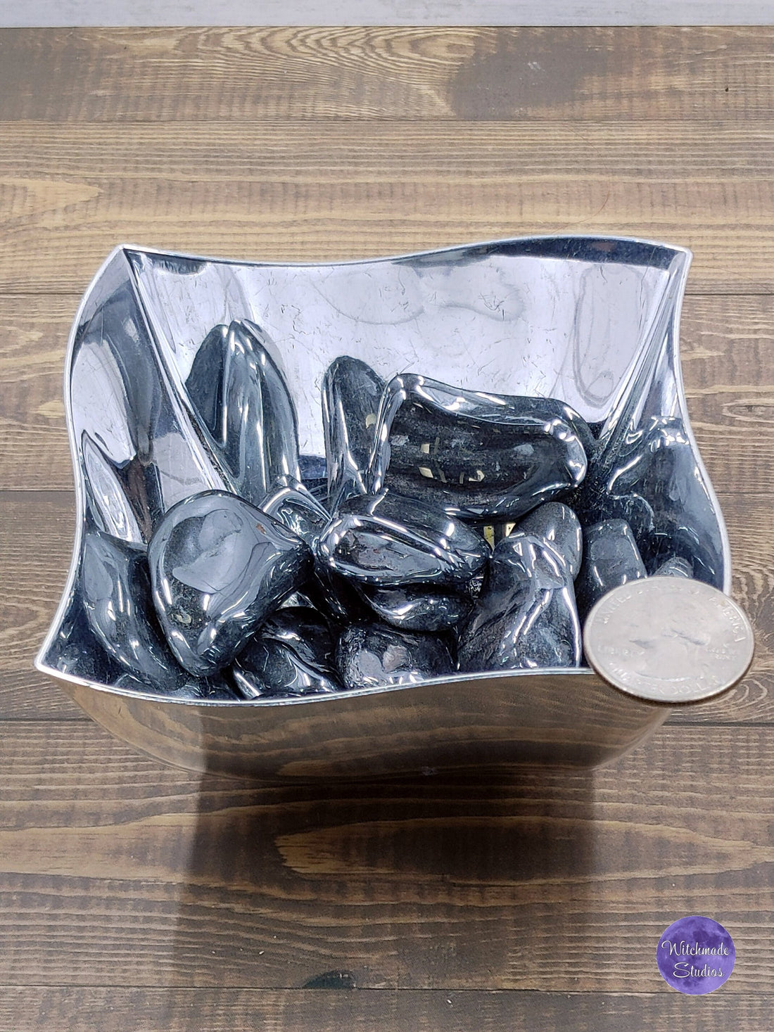 Polished Hematite Stone, Chakra Reiki Healing Crystal