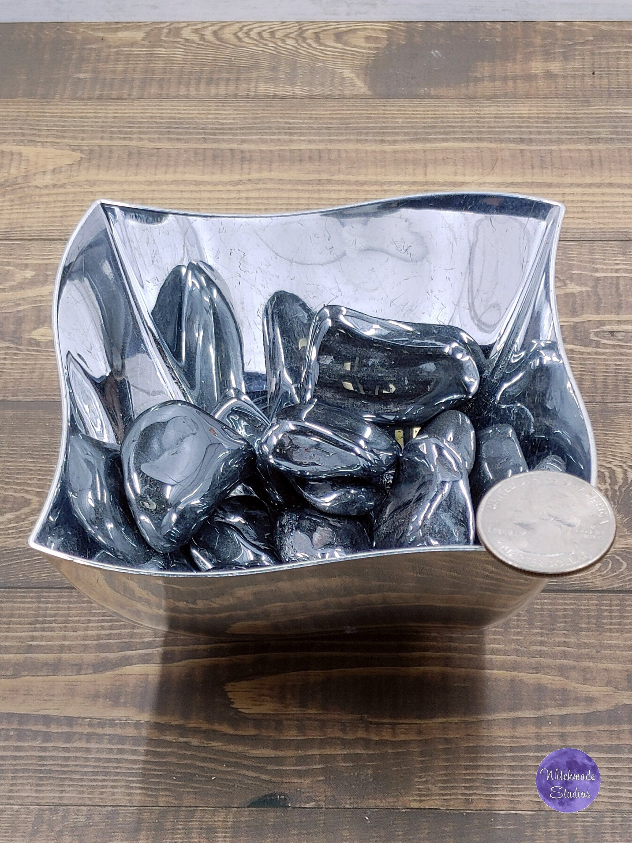 Polished Hematite Stone, Chakra Reiki Healing Crystal
