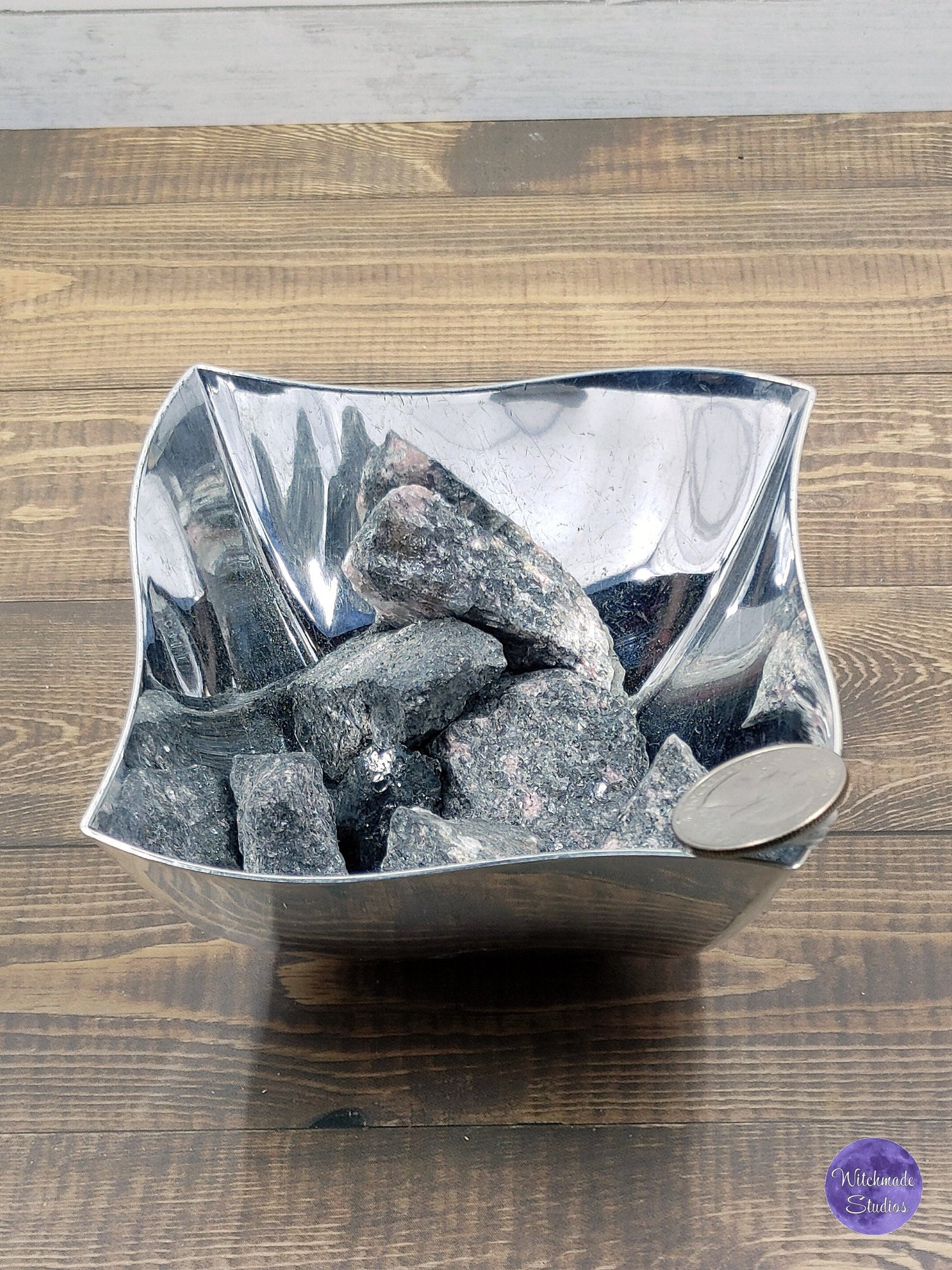 Raw Rhodonite Specimen: Natural Stone, Chakra &amp; Reiki Healing Crystal
