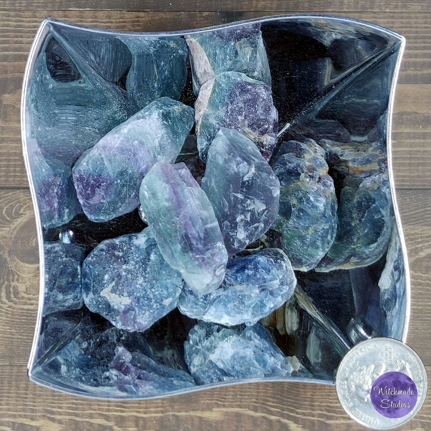 Raw Rainbow Fluorite Specimen: Chakra &amp; Reiki Healing Stone