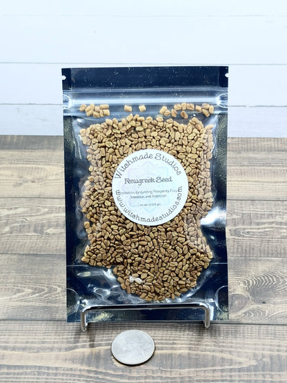 Fenugreek Herb, Protection, Grounding, Prosperity, Focus Intention, Attention, Money  (1 oz)