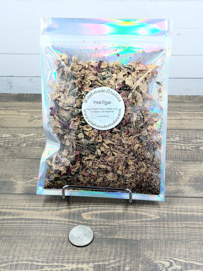 Pink Rose Petals and Buds, Psychic Powers, Healing, Love, Divination, Luck, Protection (1 oz)
