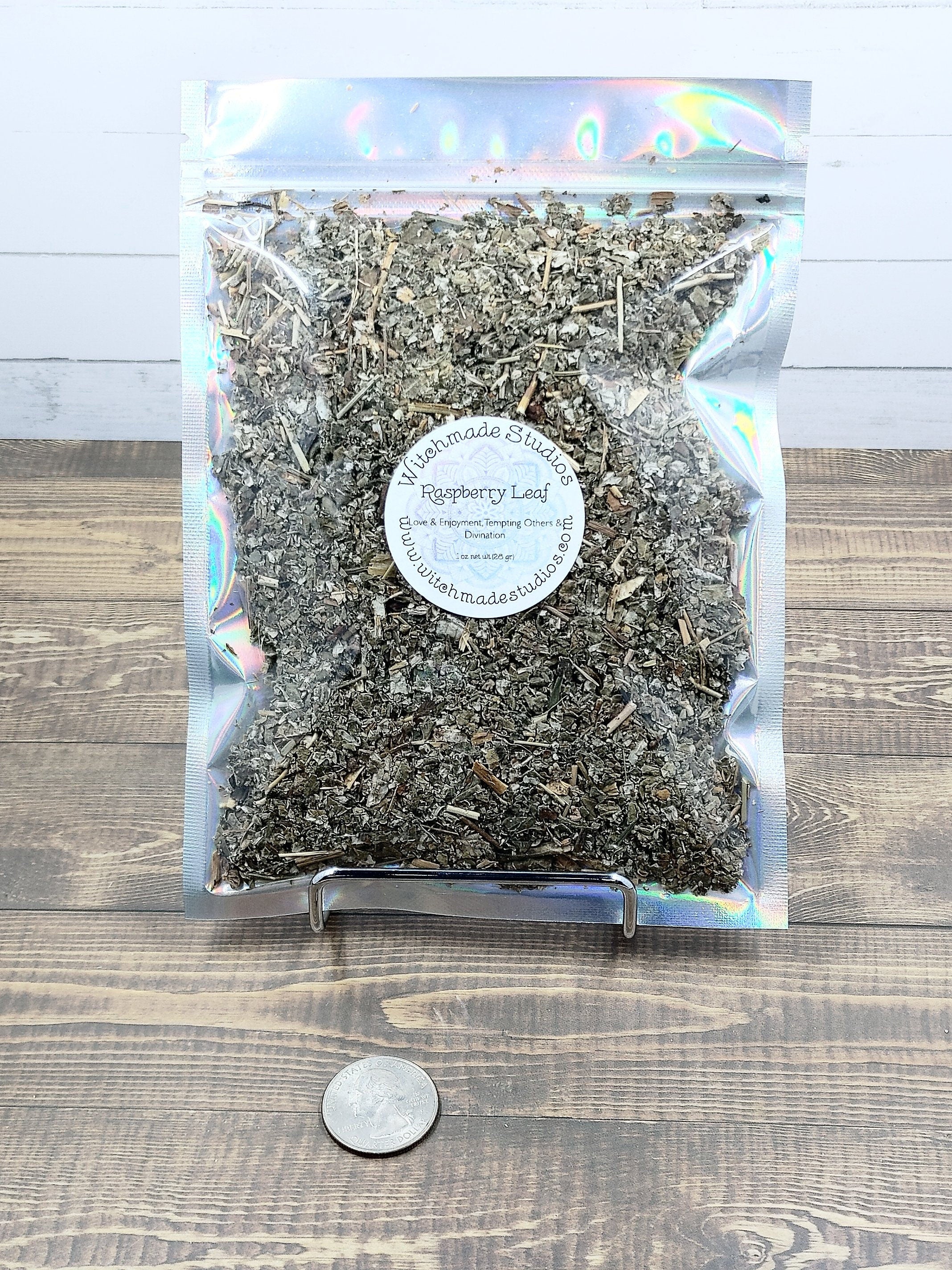 Raspberry Leaf Herb, Protection, Love, Enjoyment, Tempting Others, Divination (1 oz)