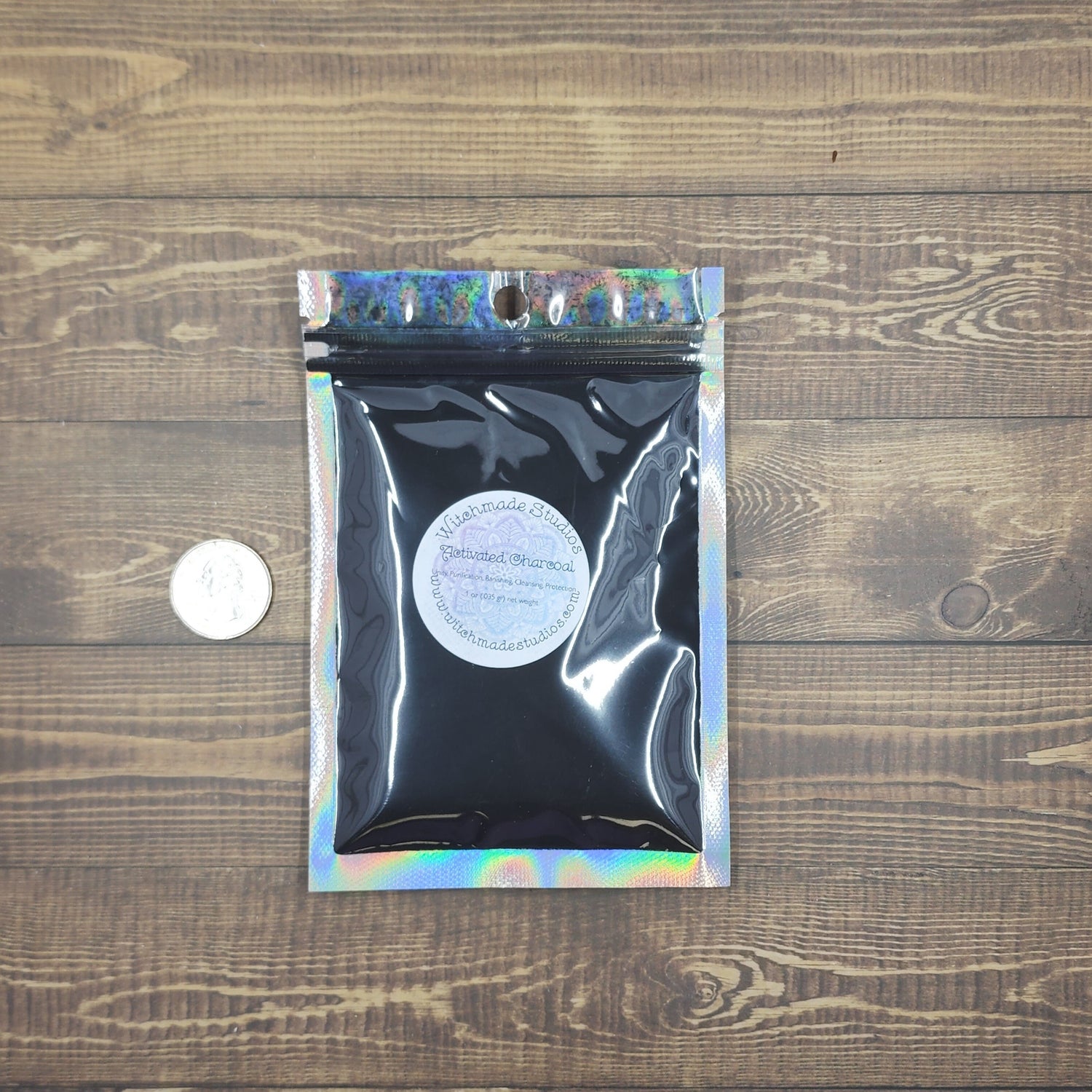 Activated Charcoal, Unity, Purification, Banishing, Cleansing, Protection  (1 oz)