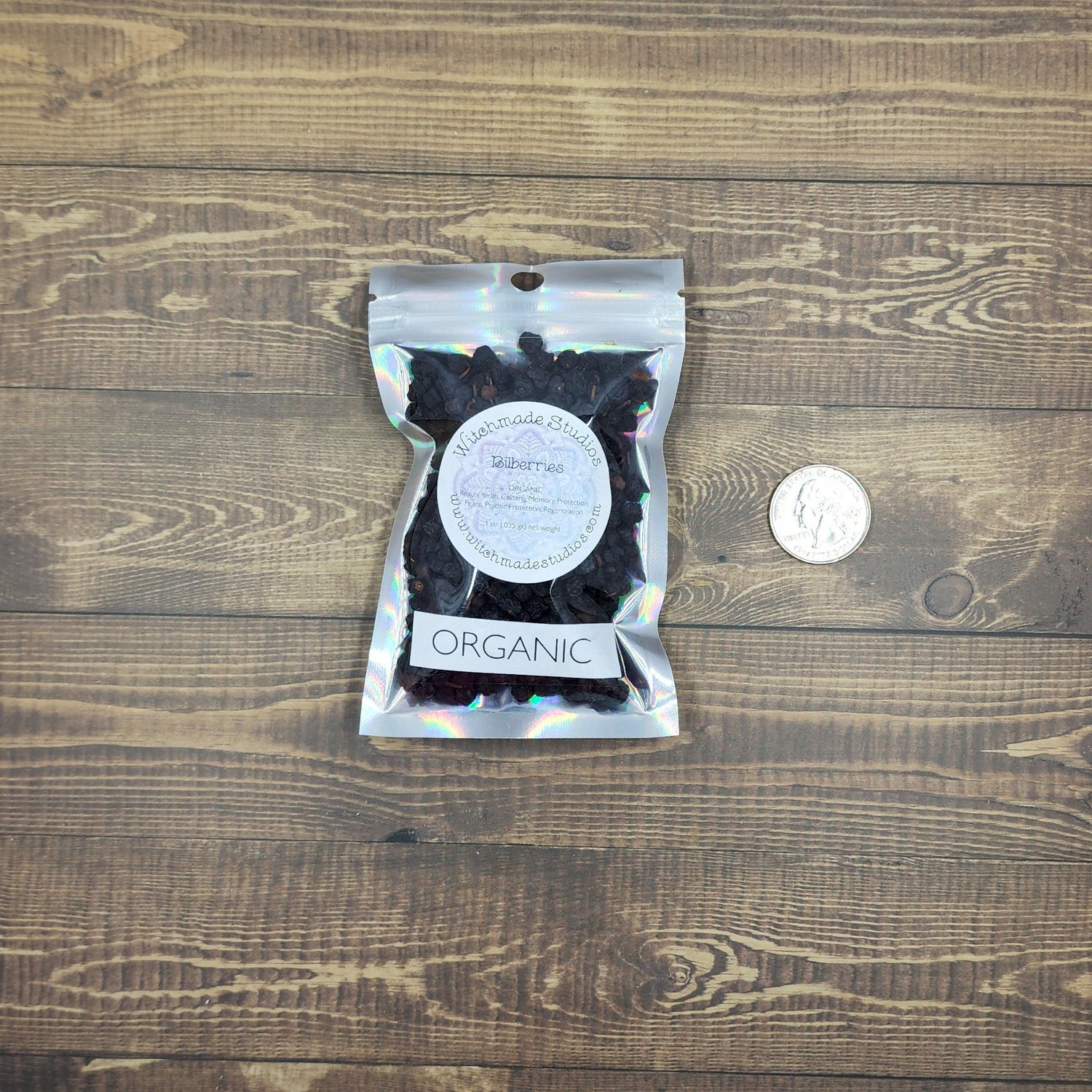Bilberries, Organic, Beauty, Youth, Calming, Memory, Protection, Peace, Psychic Protection, Regeneration (1 oz)