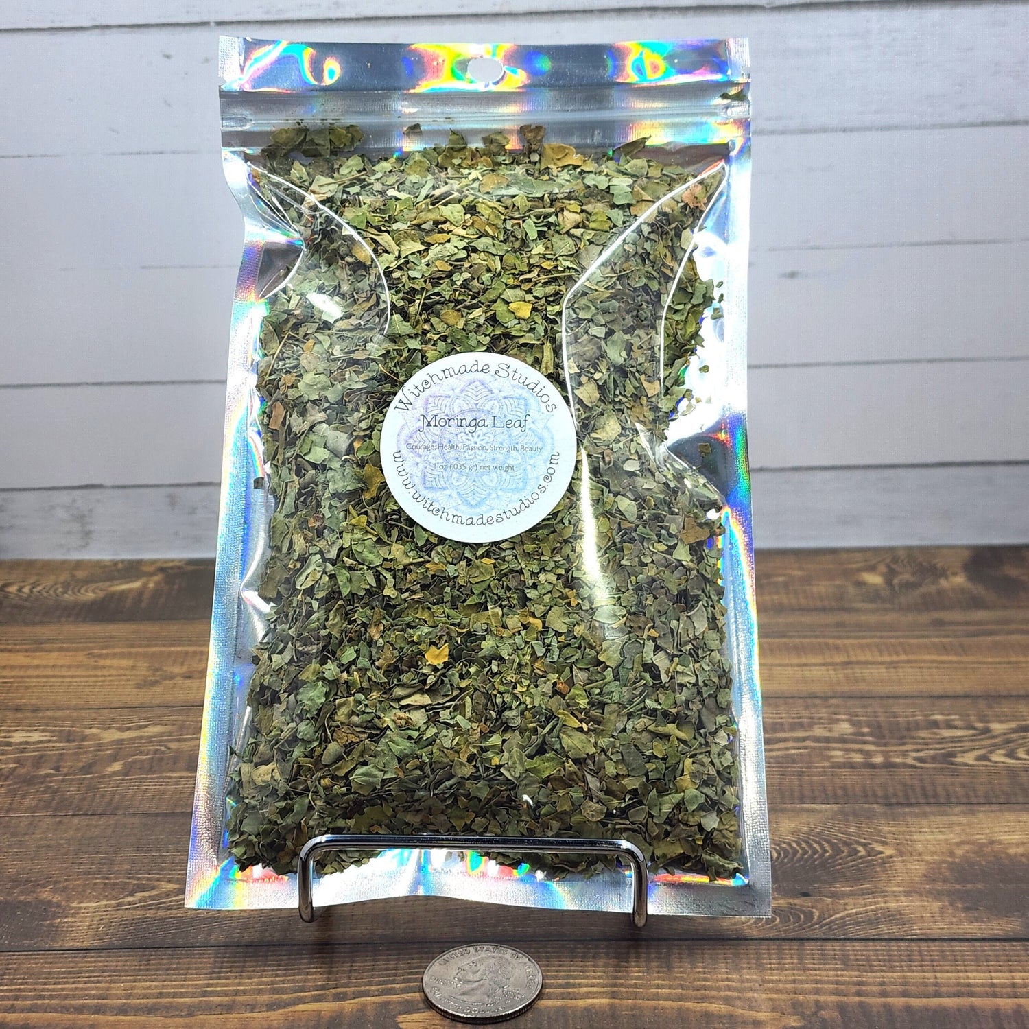 Moringa Leaf Herb, Cut, Courage, Health, Passion, Strength, Beauty (1 oz)