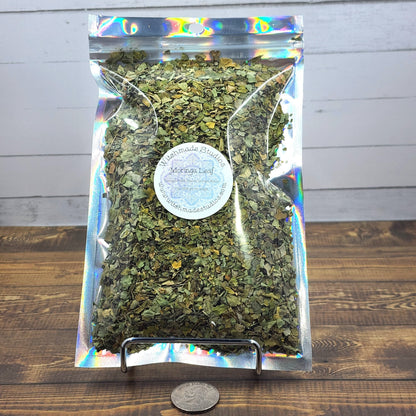 Moringa Leaf Herb, Cut, Courage, Health, Passion, Strength, Beauty (1 oz)