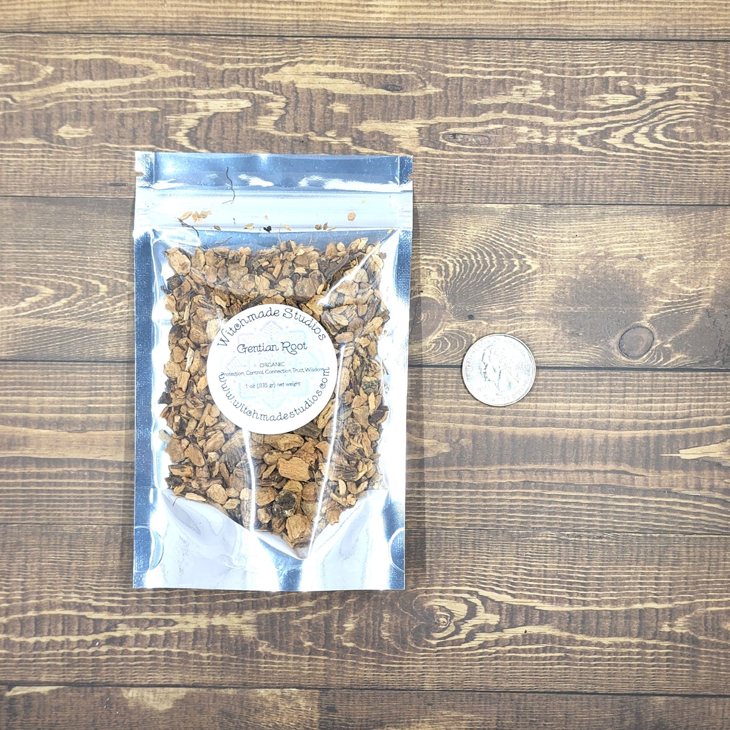 Gentian Root Herb, Protection, Control, Connection, Trust, Wisdom (1 oz)