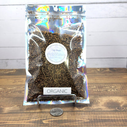 Holy Basil Herb, Organic, Elevates Mood, Stress Relief, Cheerfulness, Grief, Fear, Luck, Prosperity, Negativity, Protection (1 oz)