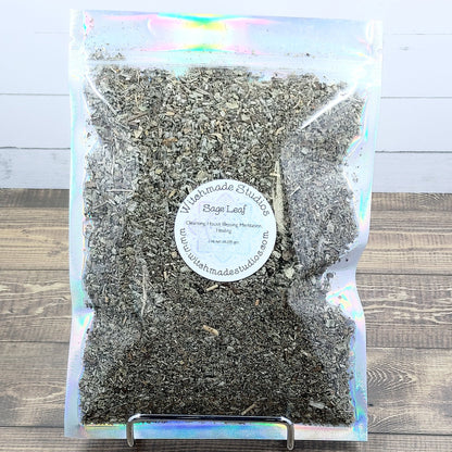 Sage Leaf, Cleansing, House Blessing, Meditation, Healing, Wishes (1 oz)