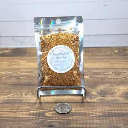 Tangerine Peel Granules, Spiritual Practice, Cleansing, Renewal, Energy (1 oz)