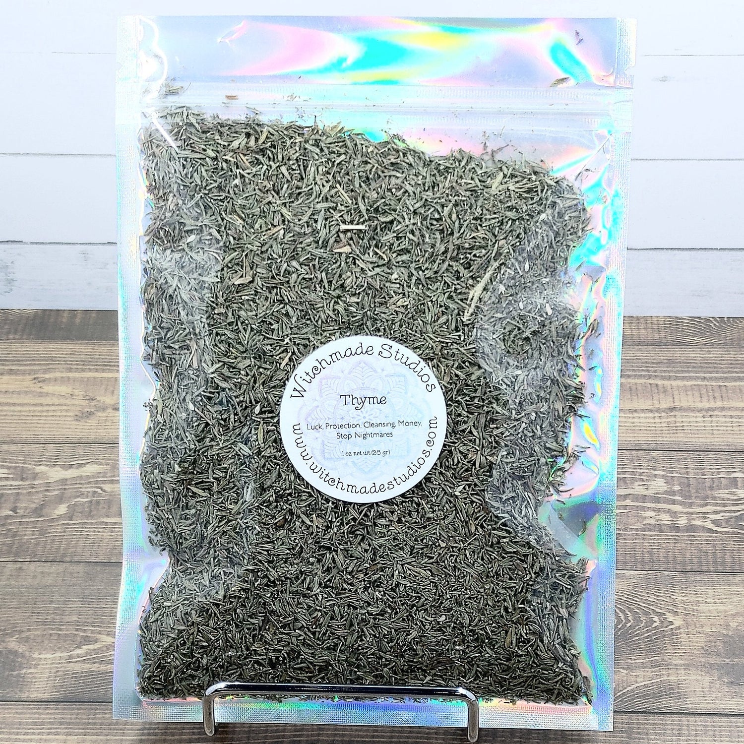 Thyme Herb Cut, 1 oz BAG, Luck, Protection, Cleansing, Money, Stop Nightmares, Metaphysical, Hoodoo, Rootwork (1 oz)