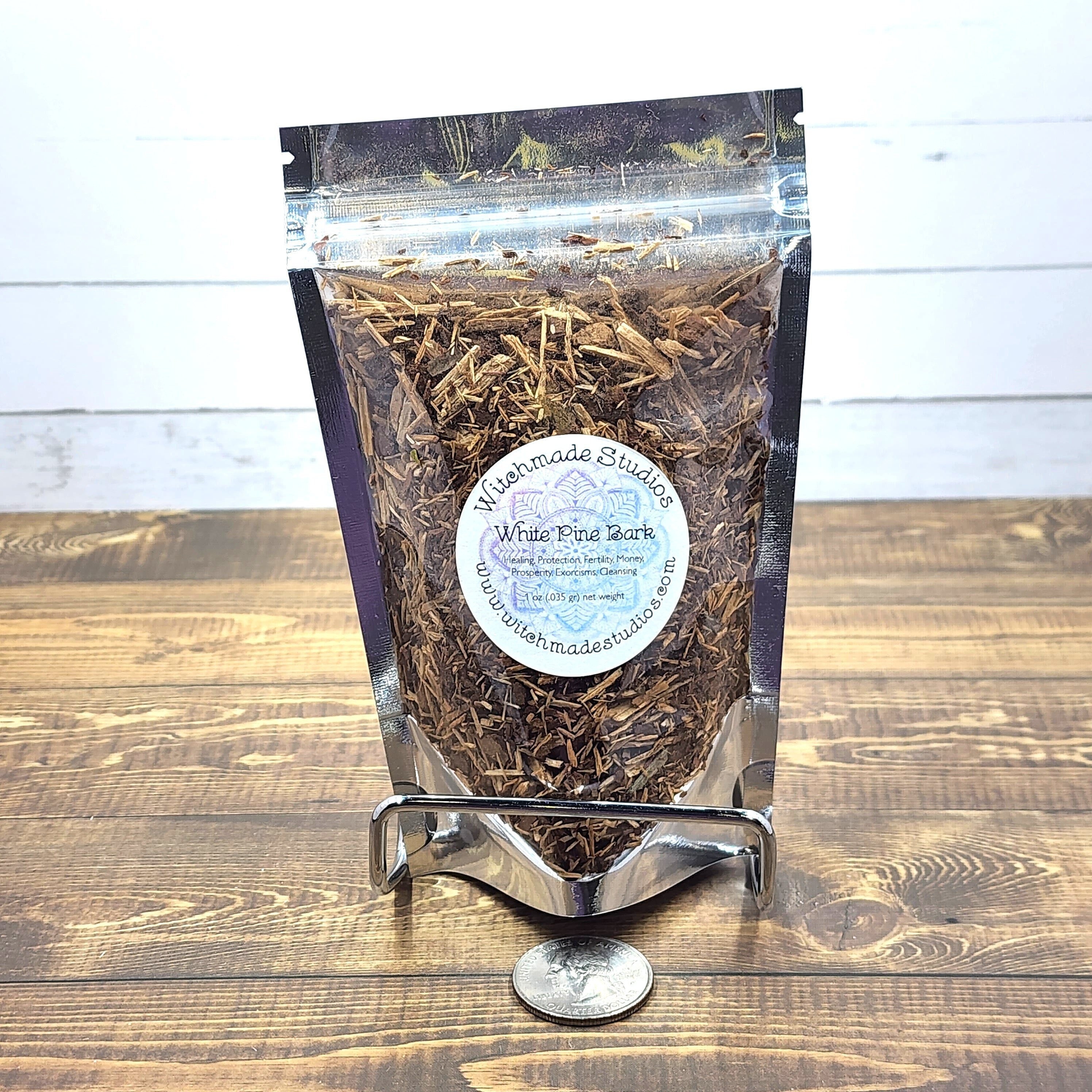 White Pine Bark, Healing, Protection, Fertility, Money, Prosperity, Exorcisms, Cleansing (1 oz)