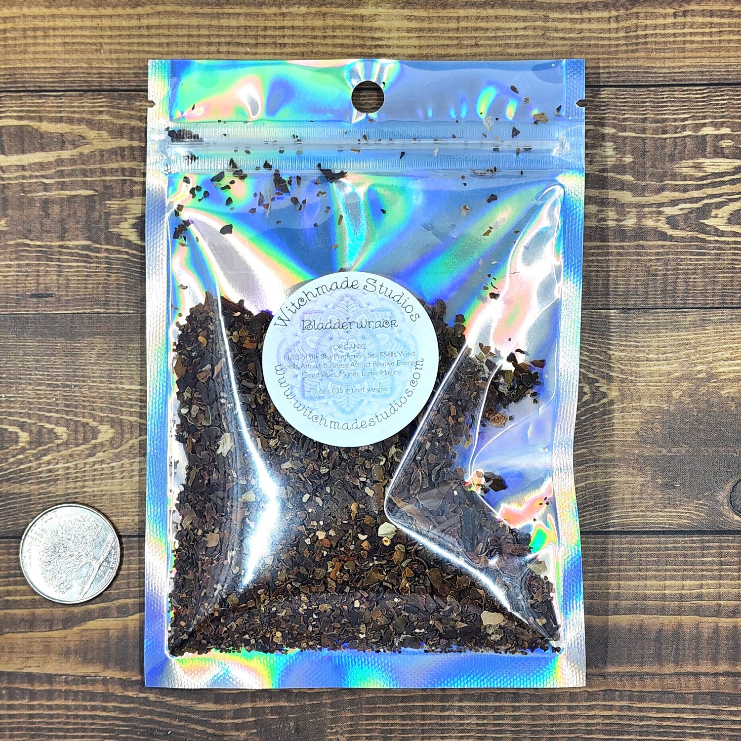 Bladderwrack Herb, Organic, Herb of the Sea, Protection, Sea, Attract Business, Positive Energy, Good Vibes, Money, Lunar Magic (1 oz)