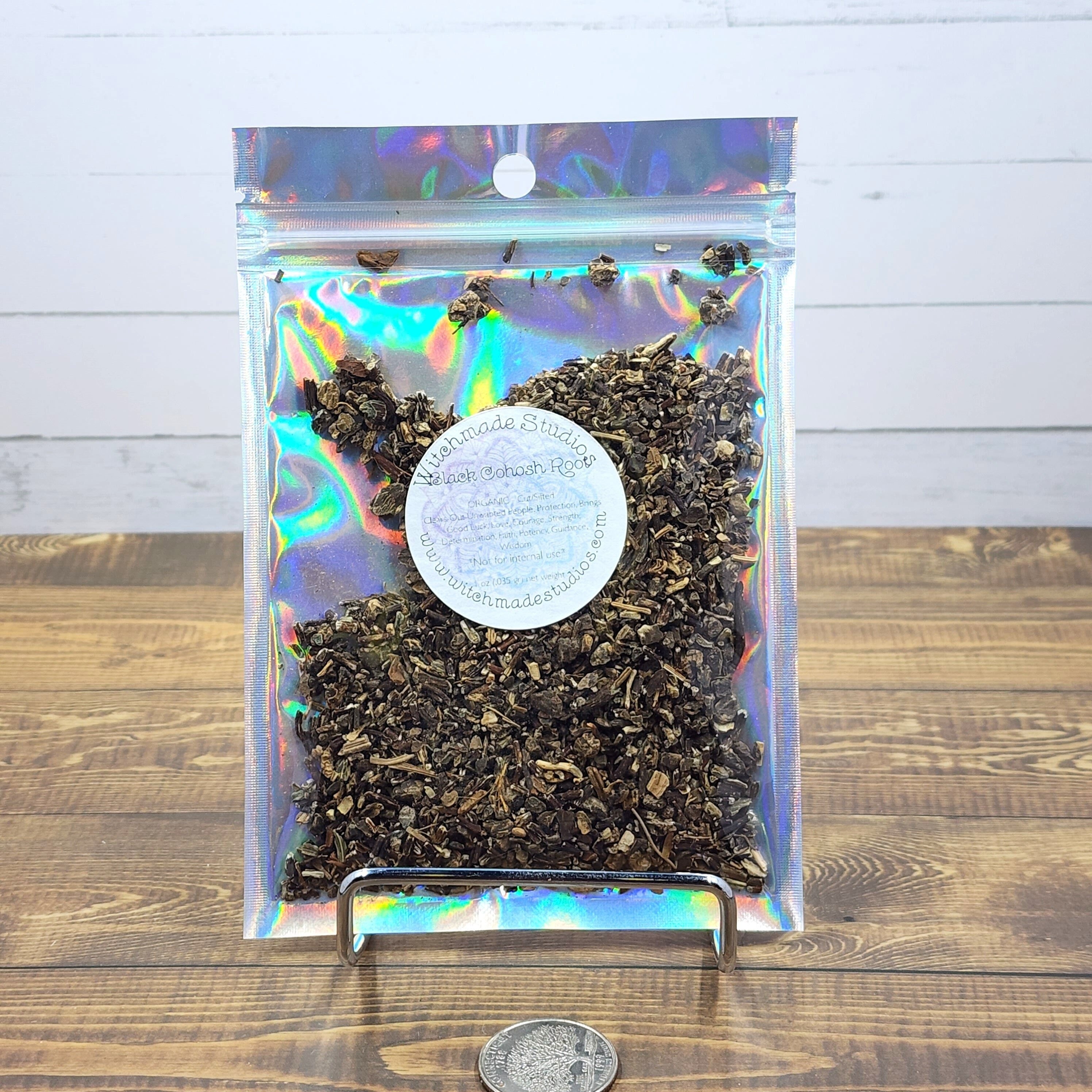 Black Cohosh Root, Unwanted People, Protection, Good Luck, Love, Courage, Strength, Determination, Faith, Potency, Guidance (1 oz)