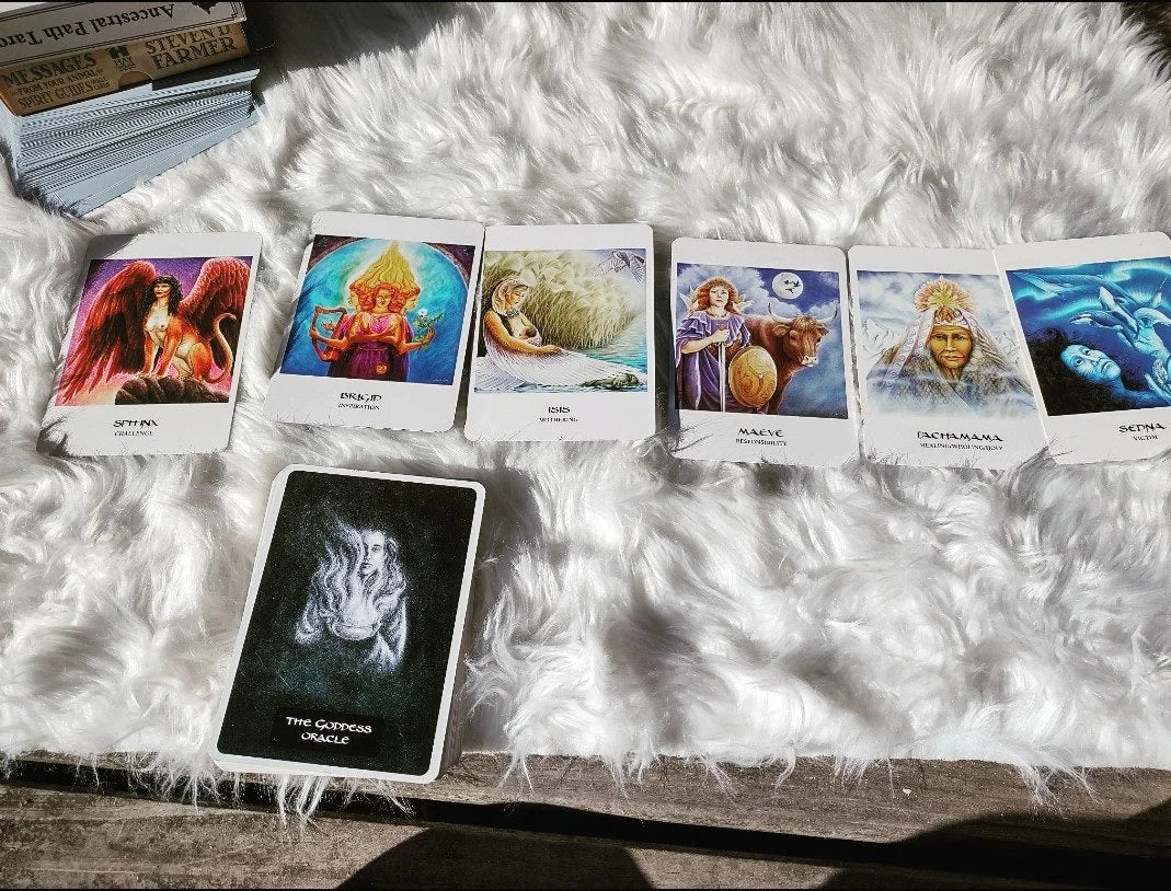 Goddess oracle deck reading