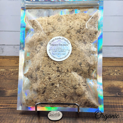 Slippery Elm Bark, Organic, Stop Gossip, Slander, Healing, Exorcism, Protection, Spell Breaking (1 oz)