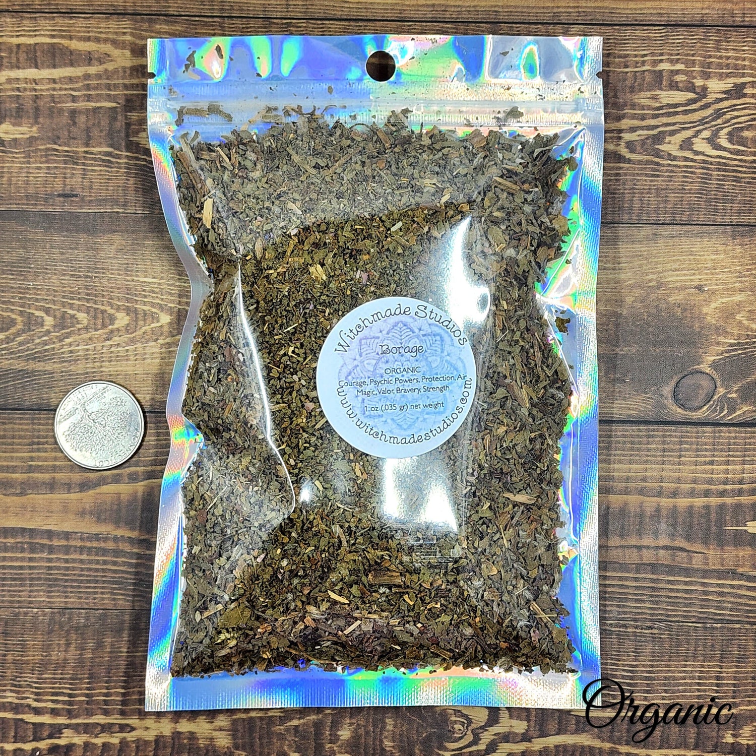 Borage Herb, Courage and Psychic Powers, Protection, Air Magic, Valor, Bravery, Strength  (1 oz)
