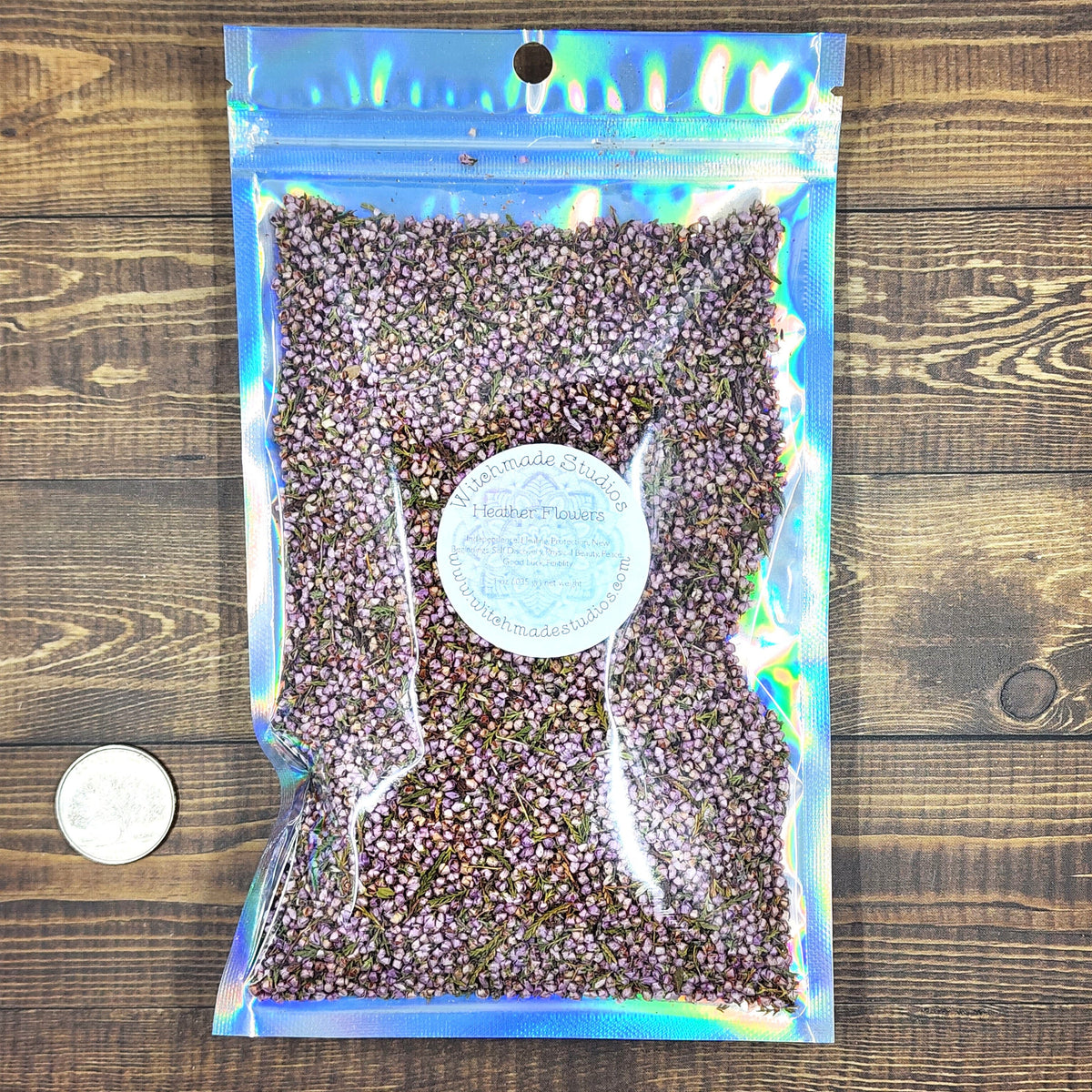 Heather Flowers, Whole, Independence, Healing, Protection, New Beginnings, Self Discovery, Physical Beauty, Peace, Luck, Fertility (1 oz)