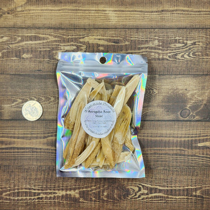 Astragalus Root Slices, Protection, Vital Energy, Longevity, Good Health, Promote Vital Energy  (1 oz)