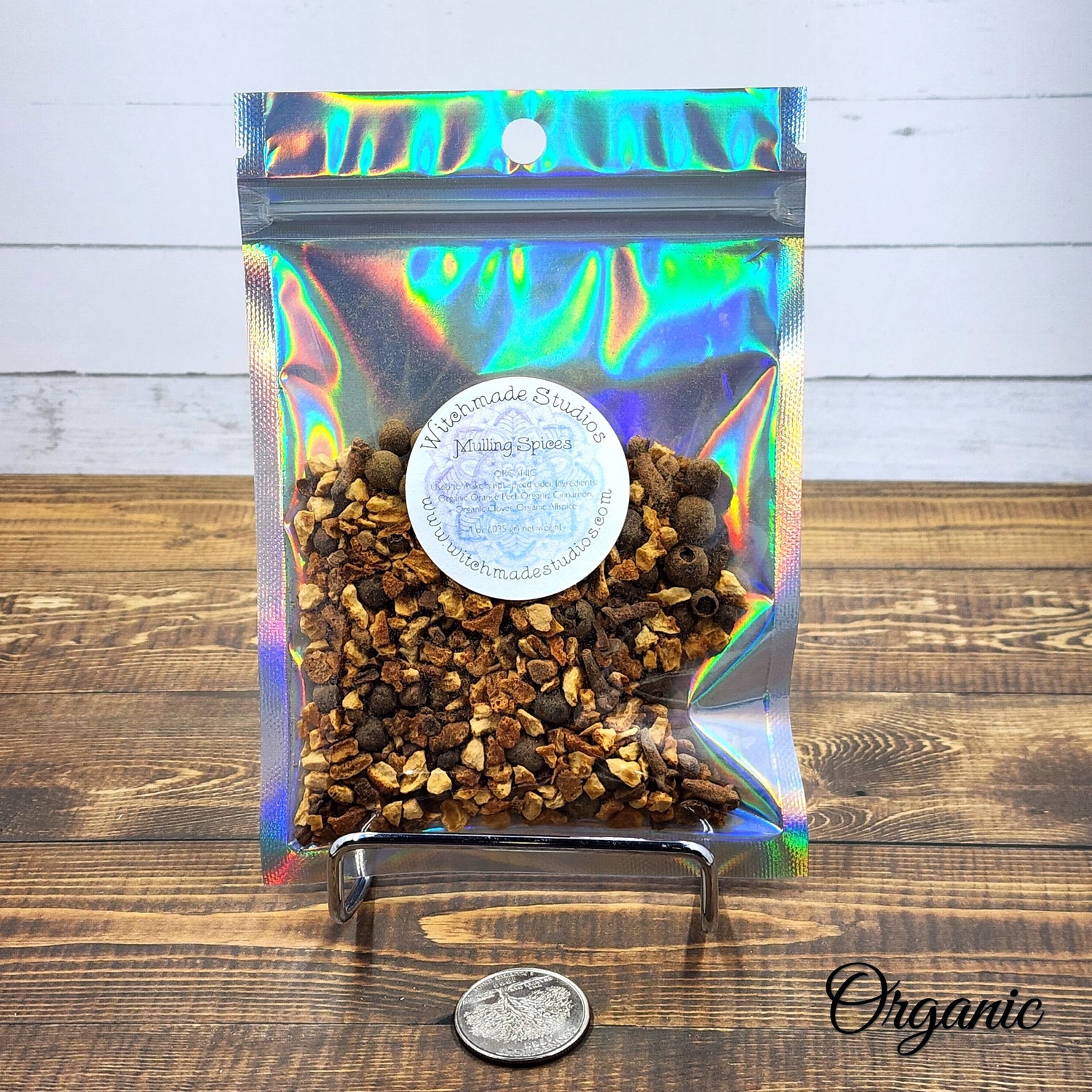 Organic Mulling Spices, Herbal Cider Simmer Blend (1 oz)