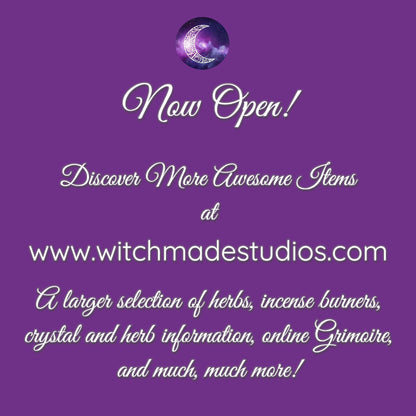 Abundance Witch Wand Set, Citrine Crystal, Prosperity Oil, Money Spell