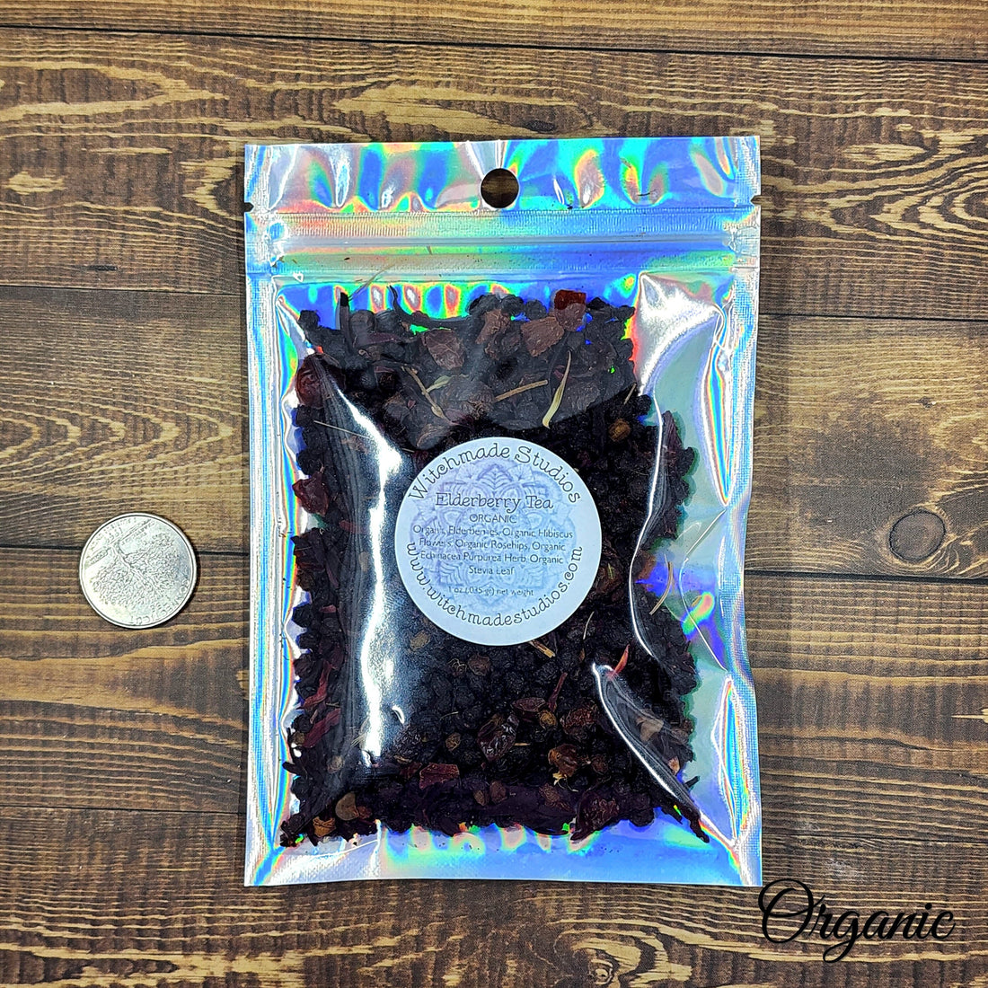 Organic Elderberry Herbal Tea Blend, Immune Support (1 oz)