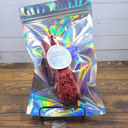 Chakra Flower Cedar Smudge Stick, Smoke Cleansing Bundle