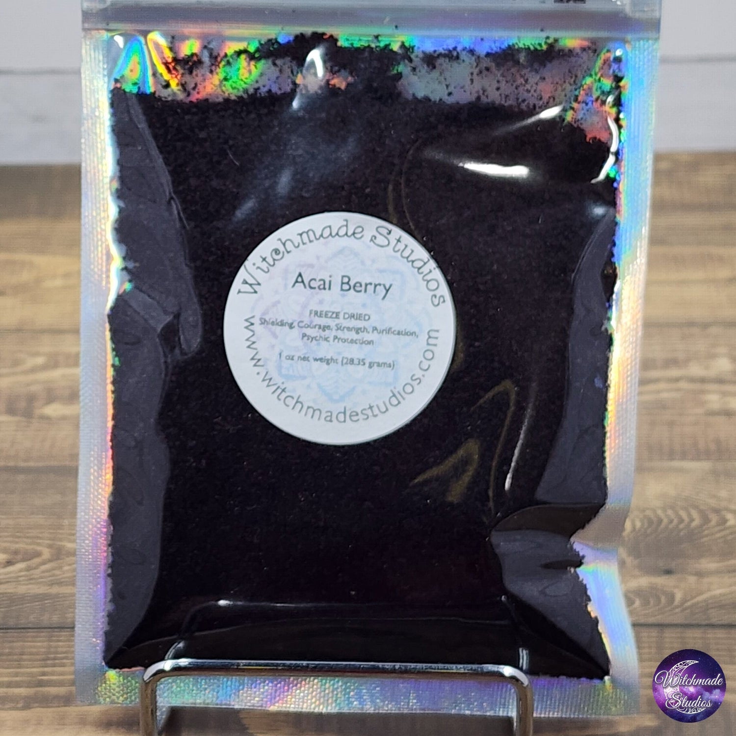 Acai Berry Freeze Dried Powder, Shielding, Courage, Strength, Purification, Psychic Protection  (1 oz)