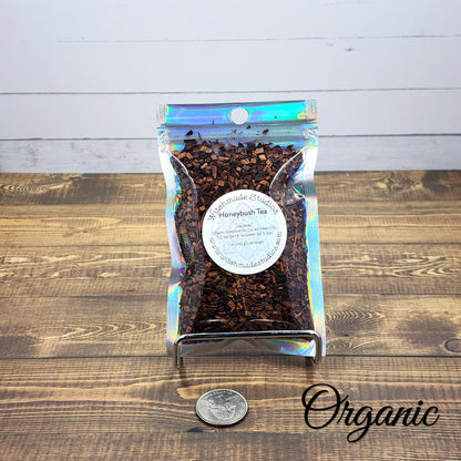 Organic Honeybush Herbal Tea, Artisanal Tea Blend (1 oz)