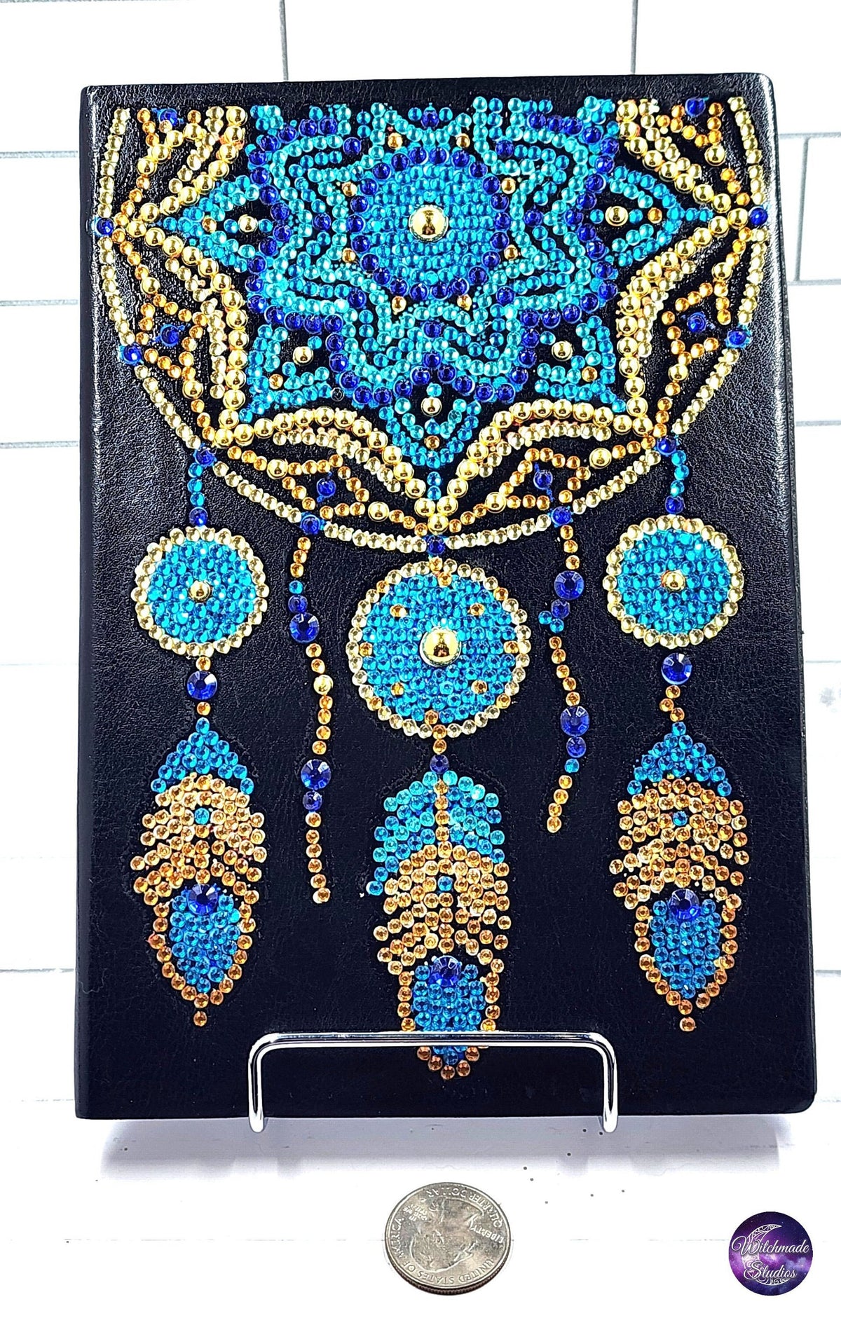 Dreamcatcher Notebook, Diamond Painting, Unlined Journal J03