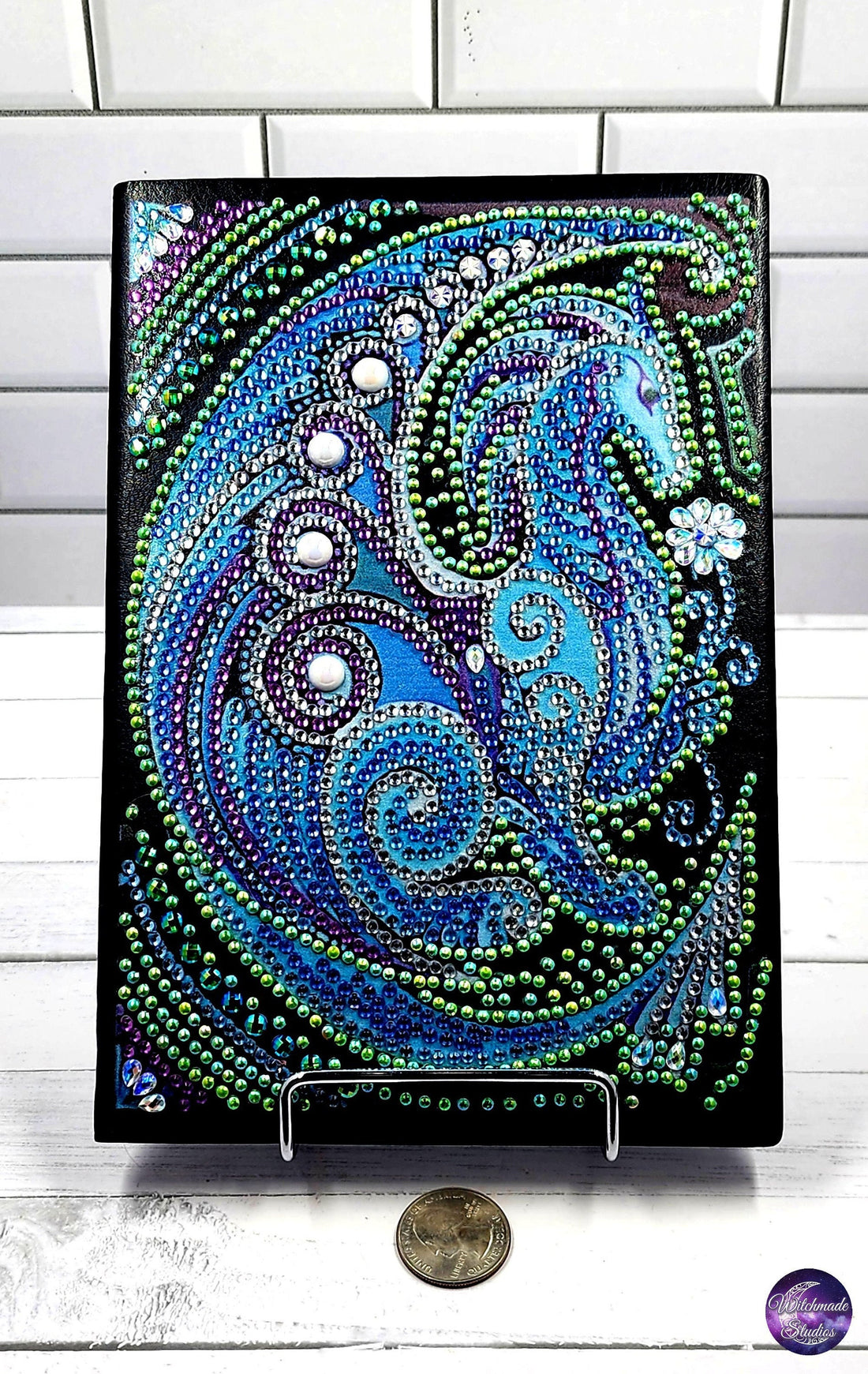 Dragon Diamond Painting Journal, Unlined Grimoire, Diary J7