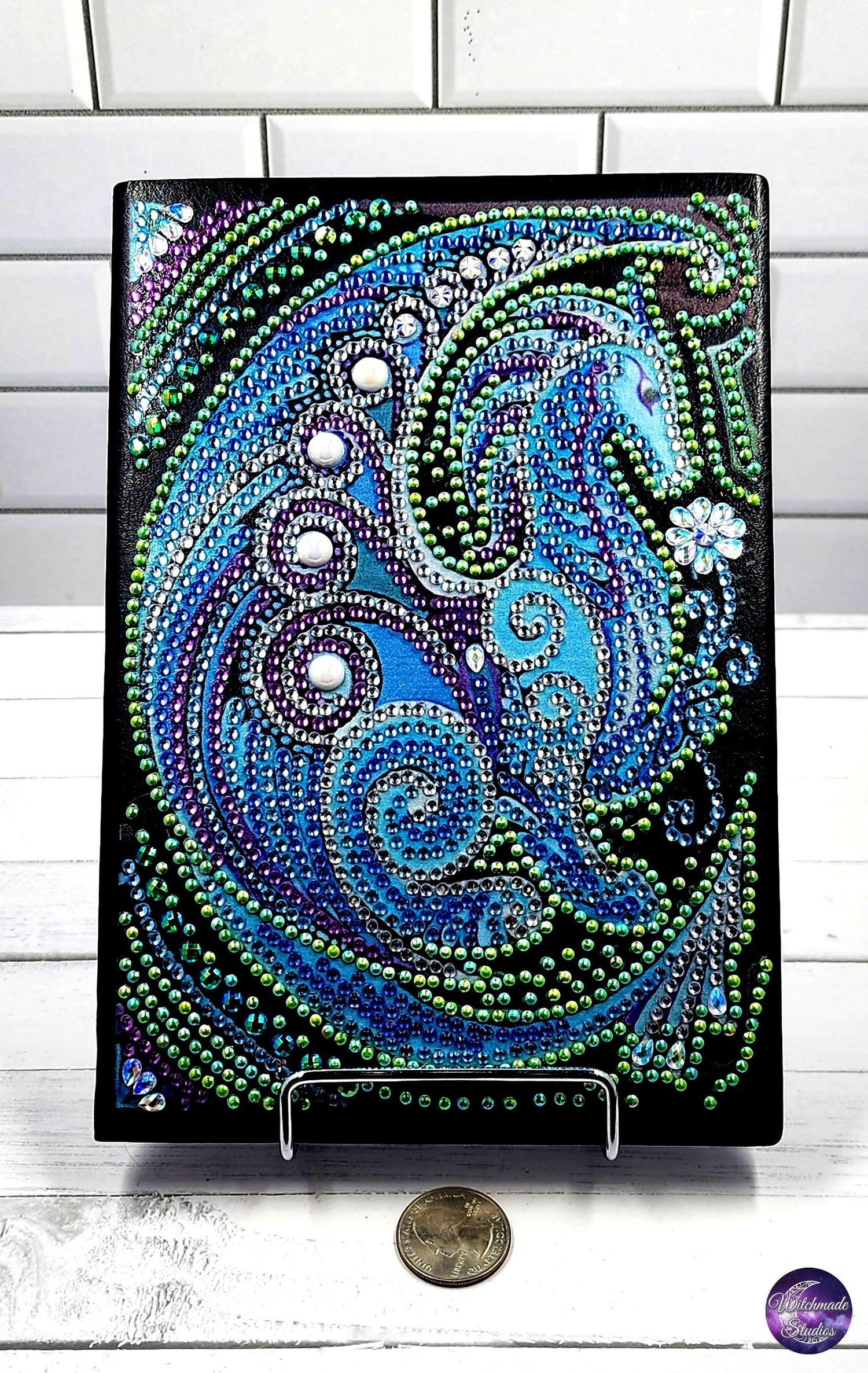 Dragon Diamond Painting Journal, Unlined Grimoire, Diary J7