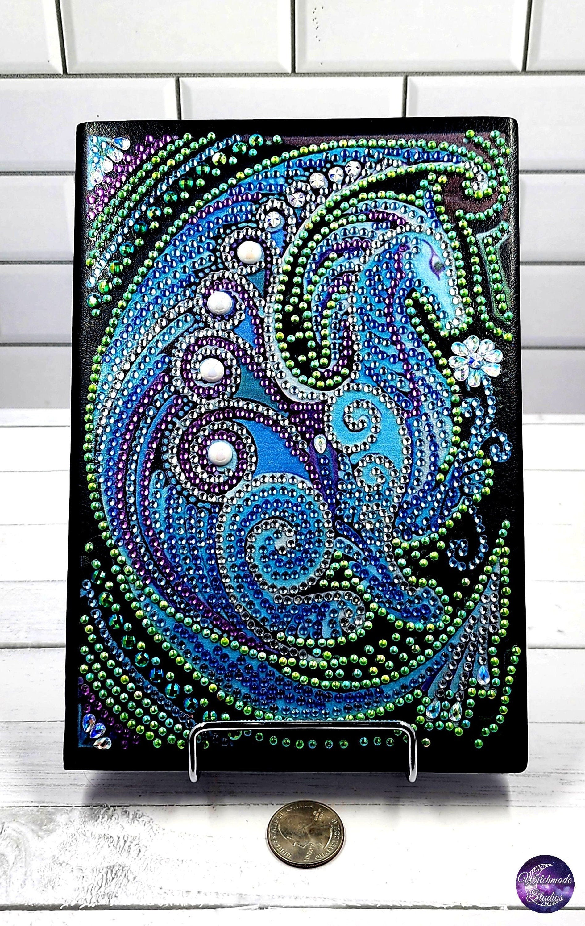 Dragon Diamond Painting Journal, Unlined Grimoire, Diary J7
