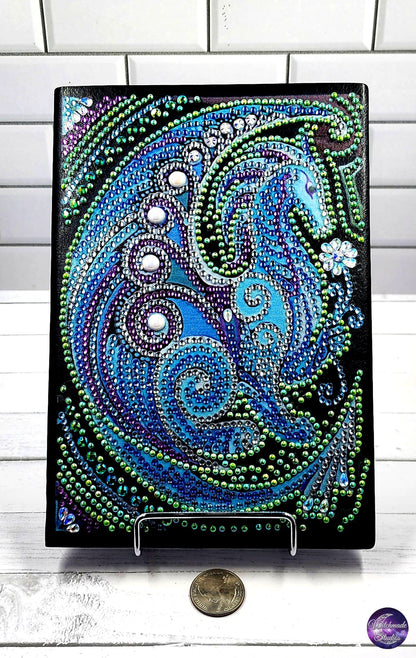 Dragon Diamond Painting Journal, Unlined Grimoire, Diary J7