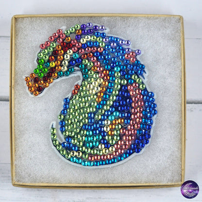 Dragon Keychain, Diamond Painting Ornament, Suncatcher, Zipper Pull