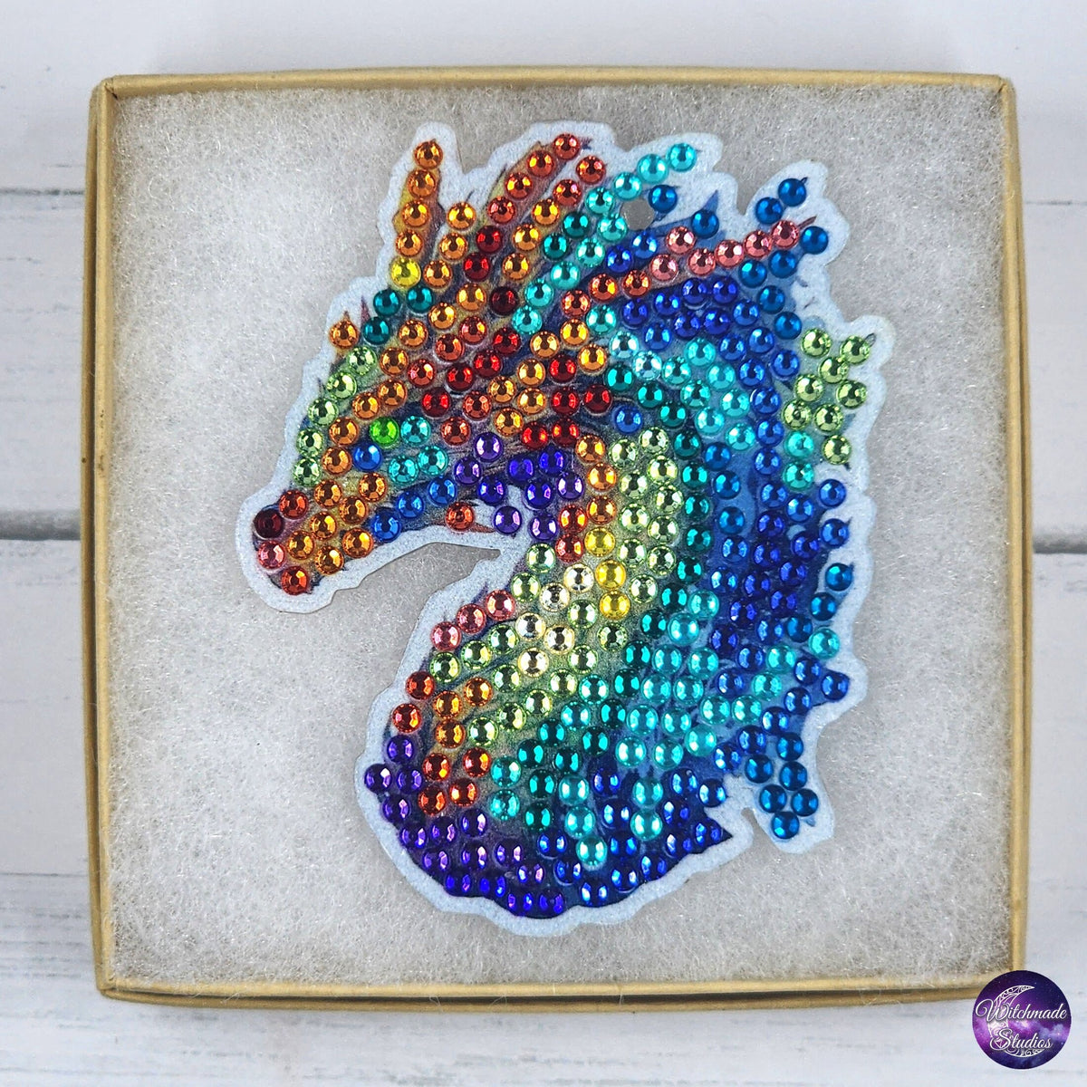 Dragon Keychain, Diamond Painting Ornament, Suncatcher, Zipper Pull