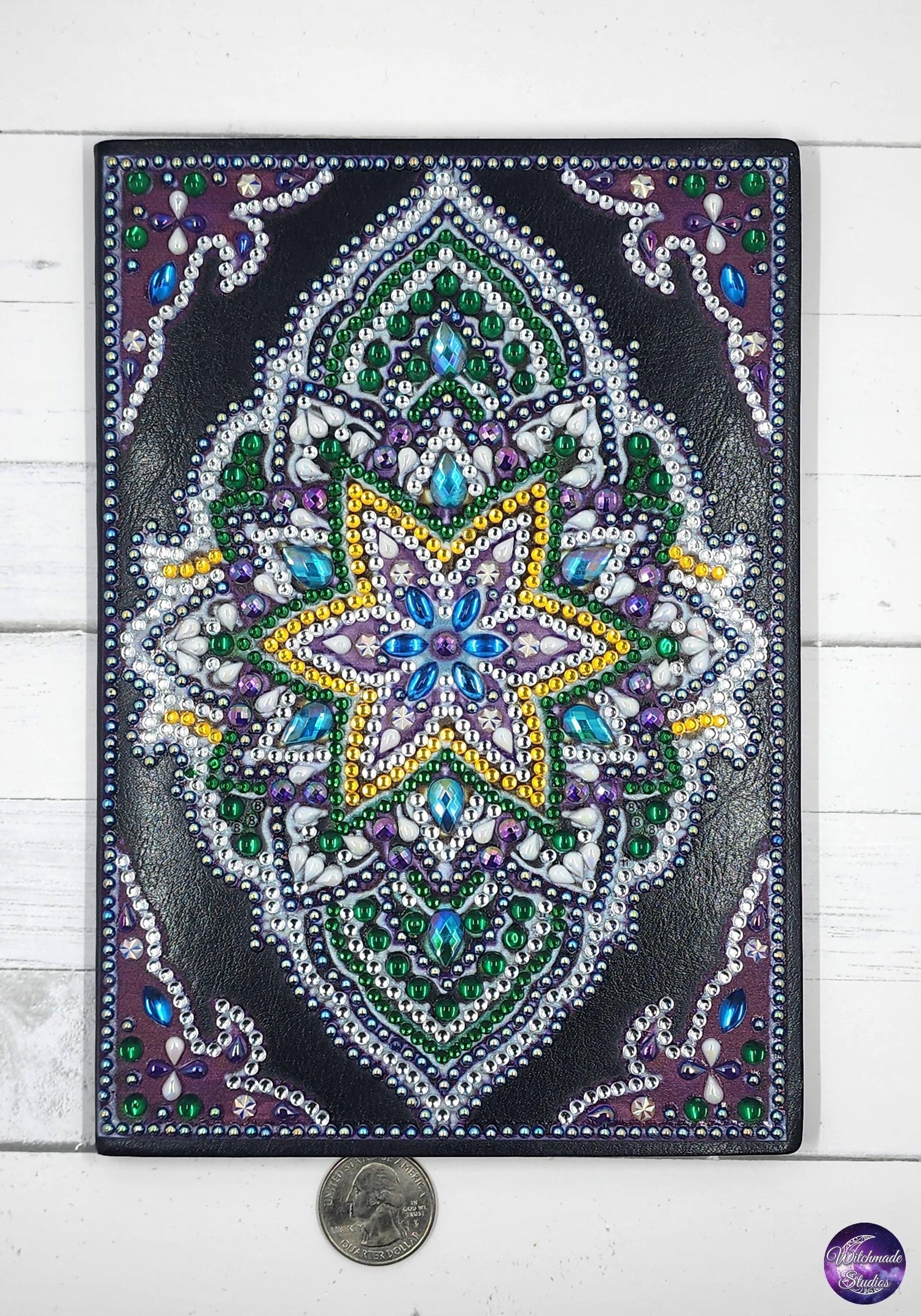 Diamond Painting Mandala Journal, Gem Art Diary, Bling Decor J13