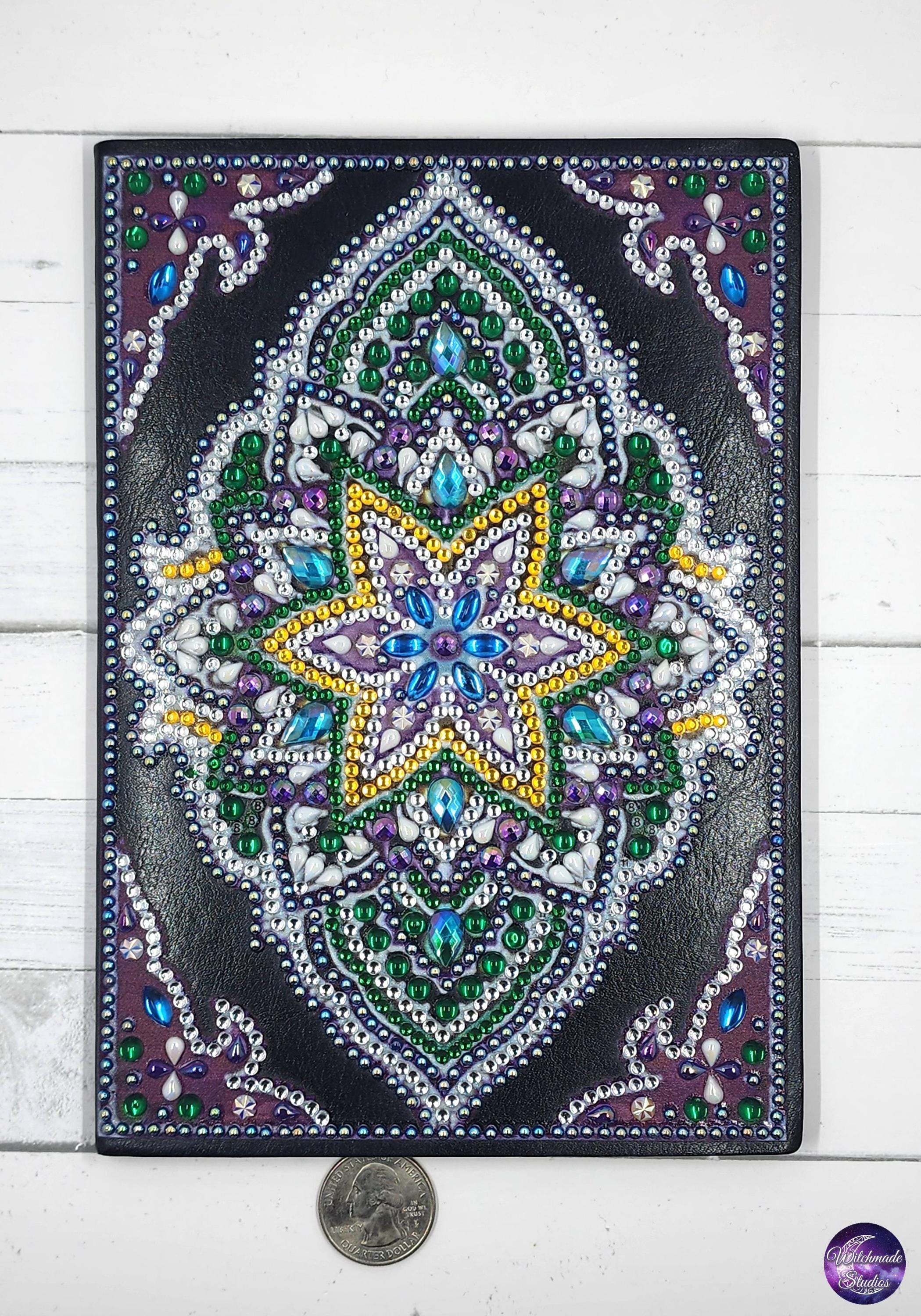 Diamond Painting Mandala Journal, Gem Art Diary, Bling Decor J13