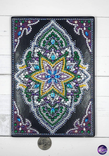 Diamond Painting Mandala Journal, Gem Art Diary, Bling Decor J13