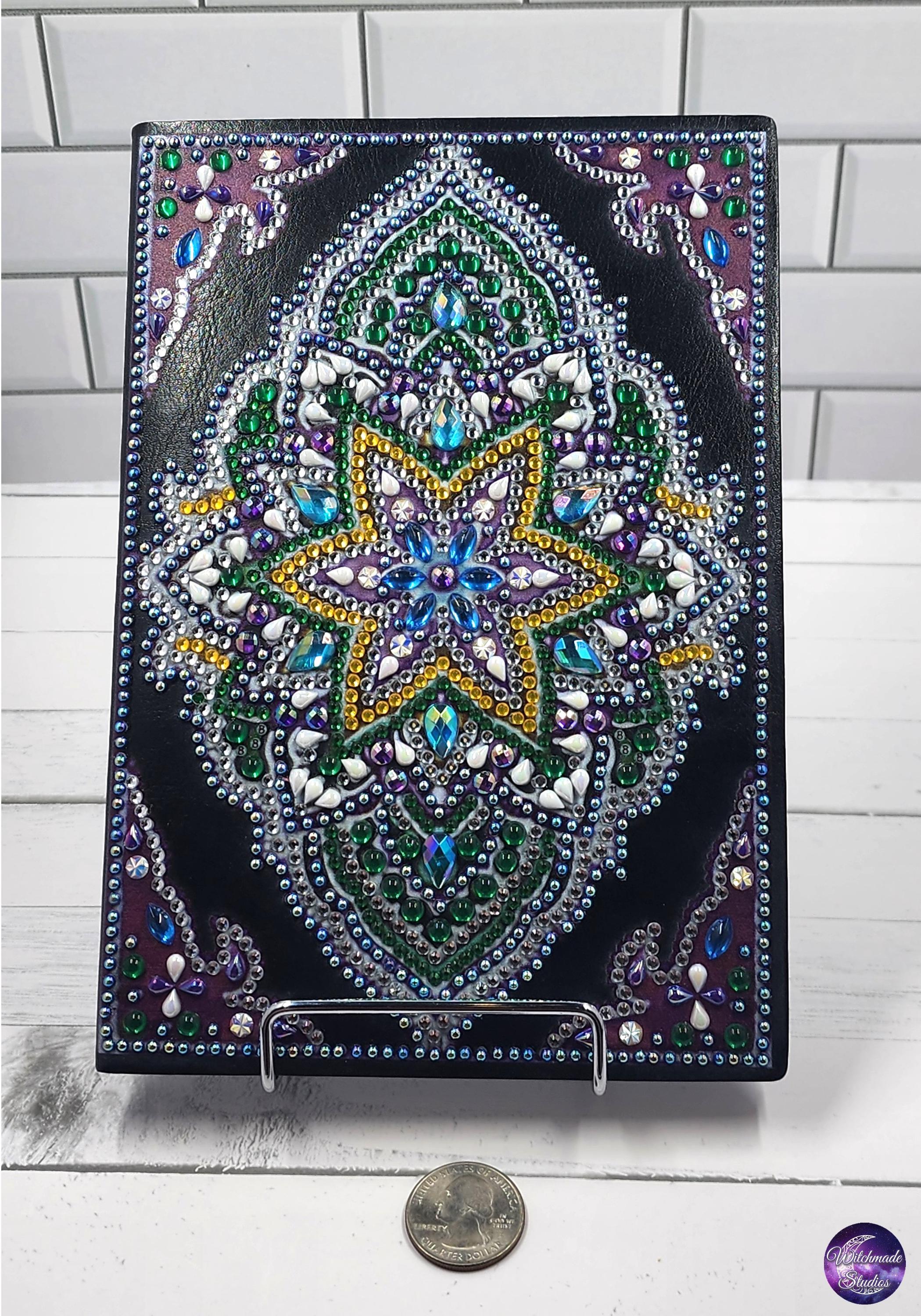Diamond Painting Mandala Journal, Gem Art Diary, Bling Decor J13