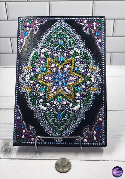 Diamond Painting Mandala Journal, Gem Art Diary, Bling Decor J13