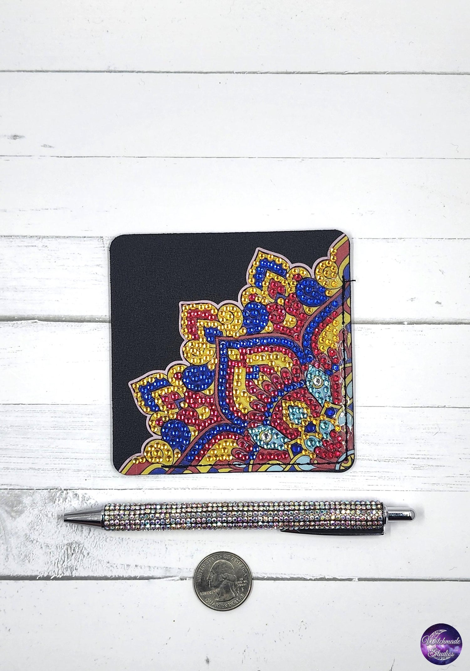 Paisley Mandala Notebook Set, Bling Pen and Bookmark JS04
